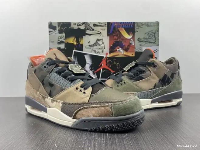 MaikeSneakers Jordan Patchwork Retro DO1830-200 3 Air Camo 0430